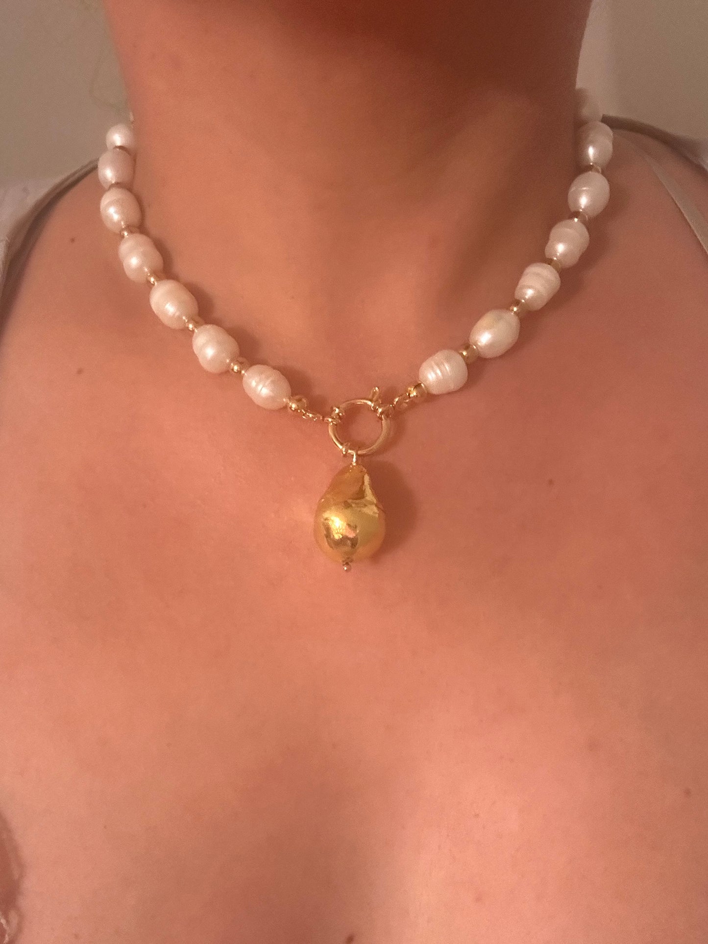 Big pearl Necklace