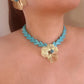 Coral Blue Necklace