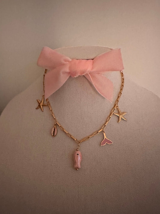 Pink Sea Necklace.