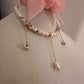 Purple Dangle Necklace