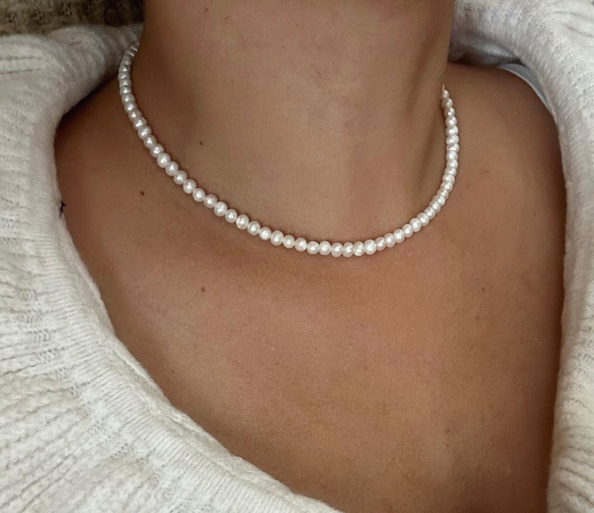 Potato pearl Necklace