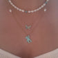 Teal color necklaces